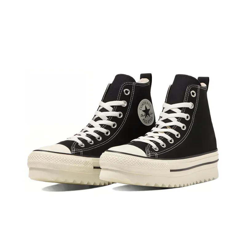 Converse All Star Sharksole Hi Wear resistant And Lightweight High Top Canvas Shoes Unisex Black Japan Version-3