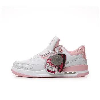 BURCOME Slip Resistant Cushioning Low Top Skateboard Shoes Unisex Cherry Blossom Pink