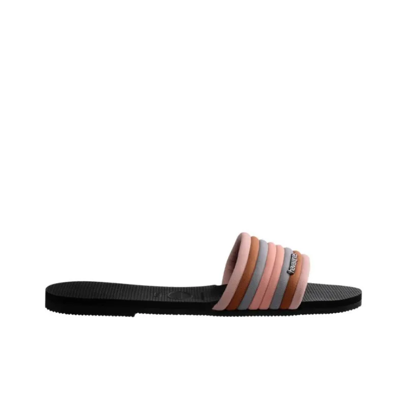 Havaianas Woven Slide Slippers Women's Black-1