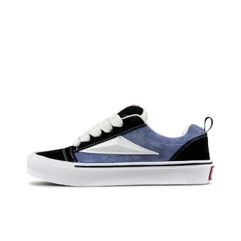 LuzaoT SUPER DRAG Anti Slip Wear Resistant Low Top Skateboard Shoes Unisex Black Blue