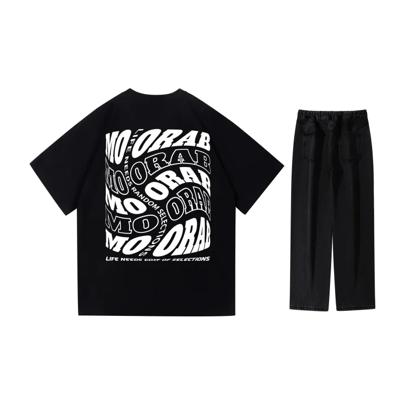 A.X.S.K x MOORAB Casual Sportswear Unisex-1