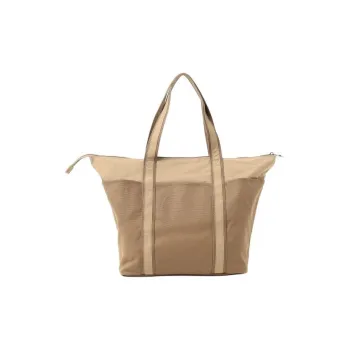 Beams Cotton With Rayon Tote Bag, Shopping Bag, Handbag, Shoulder Bag Women's Light Umber