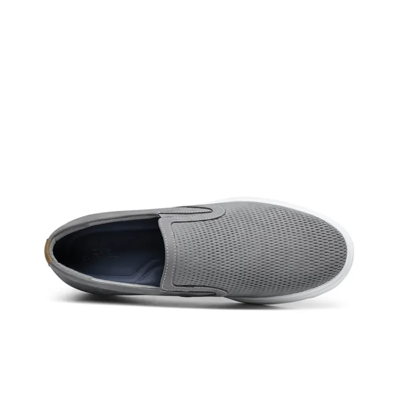 He Jinchang Loafers Men Gray-3