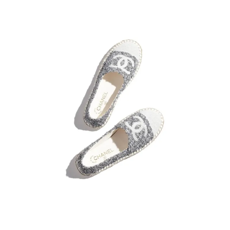 CHANEL Espadrilles Women's Silver-3