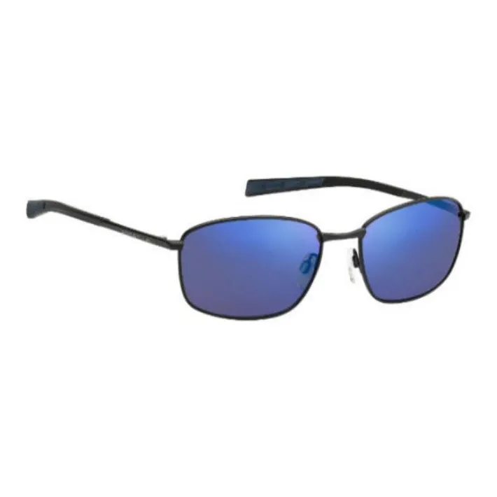 Tommy Hilfiger Square Sunglasses Men's Black-1