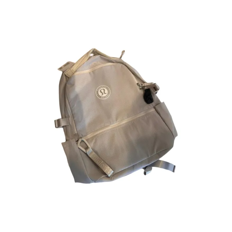 Lululemon Recycled Nylon Backpack Regular Unisex White & Opal & Linen-0