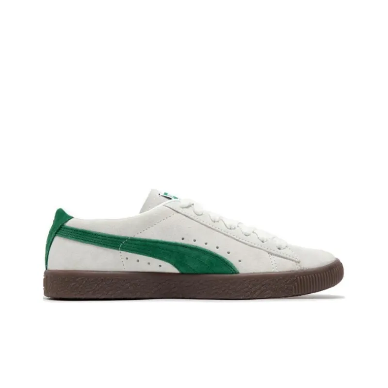 PUMA SUEDE VTG VTG Anti Slip And Wear Resistant Breathable Low Top Casual Shoes Unisex Gray Green-1