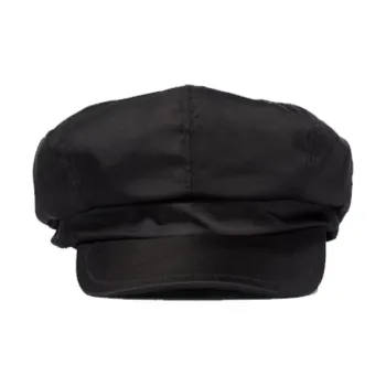PRADA Recycled Nylon Berets Women's Black