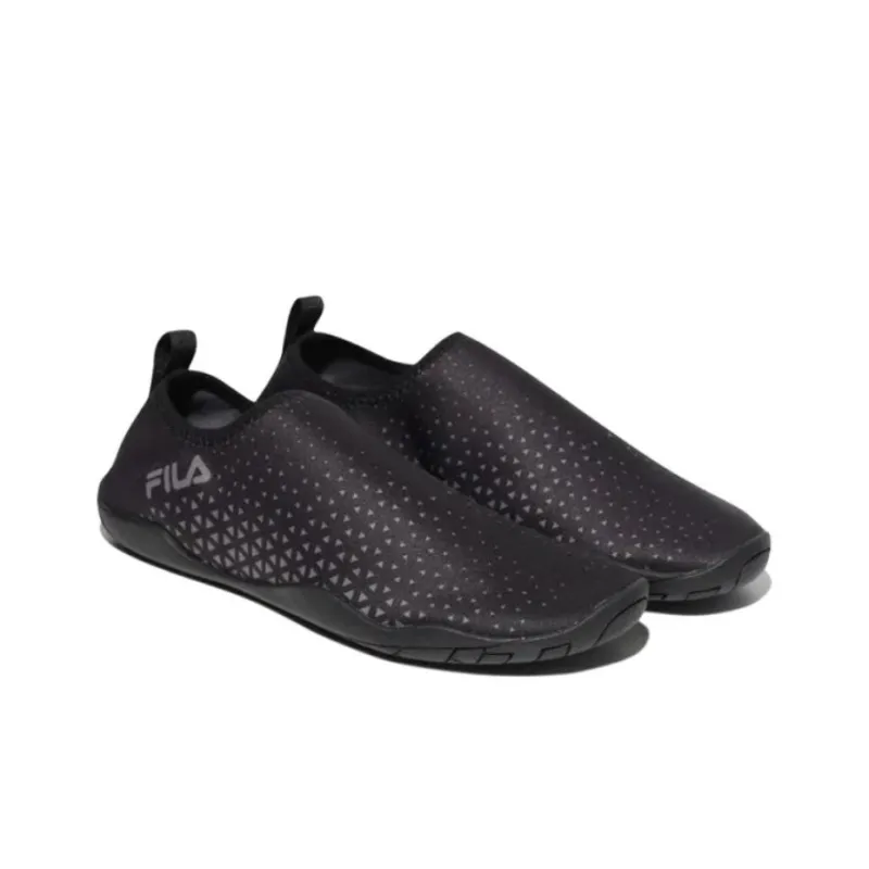 FILA Slick Aqua Abrasion Resistant Breathable Low Top Outdoor Shoes Unisex Black-2