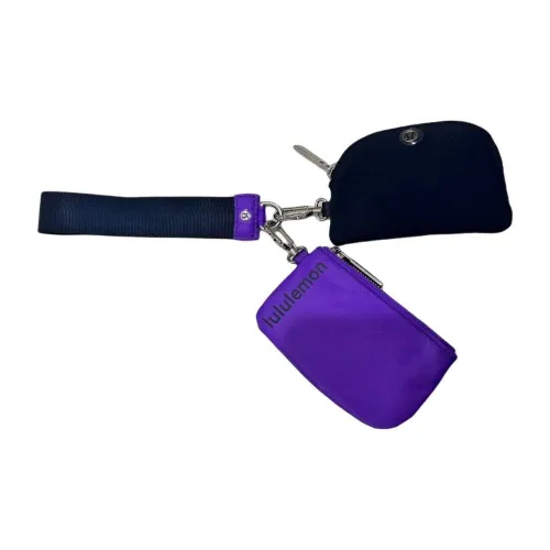 Lululemon Coin Purses True Marine Blue With Atomic Purple Accents