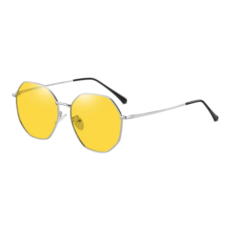 Thunder Pailong Irregular Shape Sunglasses Unisex-4
