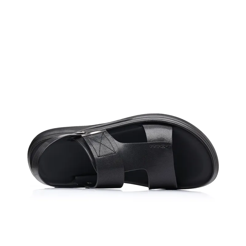 SHUPATE Beach Sandals Men Black/Gray-1
