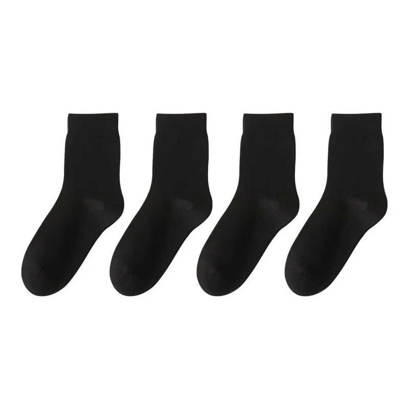 XXLLG Mid Calf Socks Men's 4 Pack-6