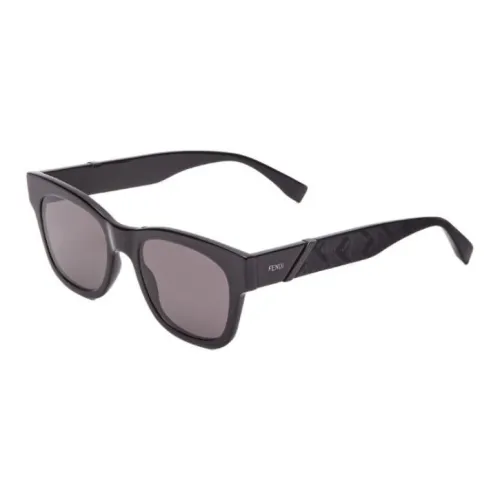 FENDI Square Sunglasses Men's Red