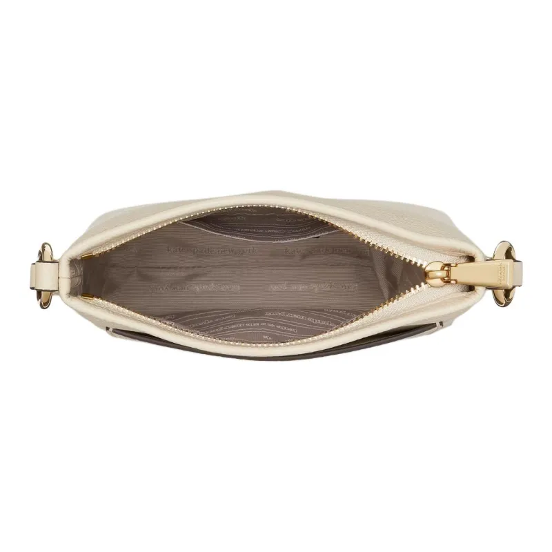 Kate Spade Litchi Grain Leather Shoulder Bag Crossbody Bag Small Size Women's Light Umber-2