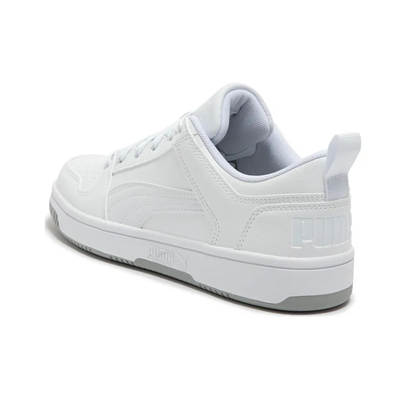 PUMA Rebound Layup Anti Slip Wear Resistant Low Top Skateboard Shoes Unisex White-3