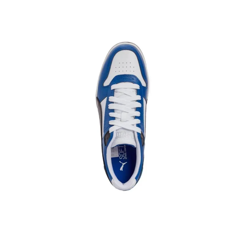 PUMA Rbd Tech Cushioning, Wear Resistant Low Top Skateboard Shoes Unisex White Blue Black-3