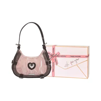 Kenghua Village Shoulder Bags Sea And Sky Glow Strawberry Chocolates Box