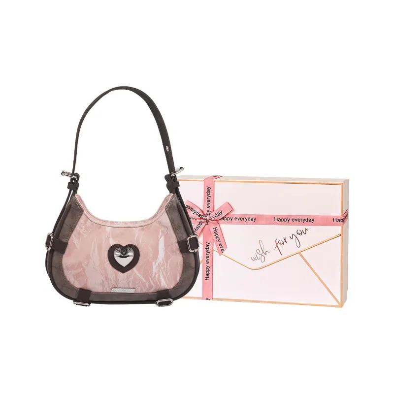 Kenghua Village PU Portable Crossbody Bag, Shoulder Bag Regular Women's Pink-0