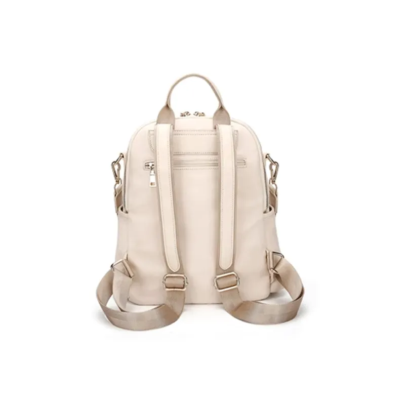 CLEVER& KETCH Oxford Backpack Regular Women's Ecru/Black/Gray/Gray Pink-3