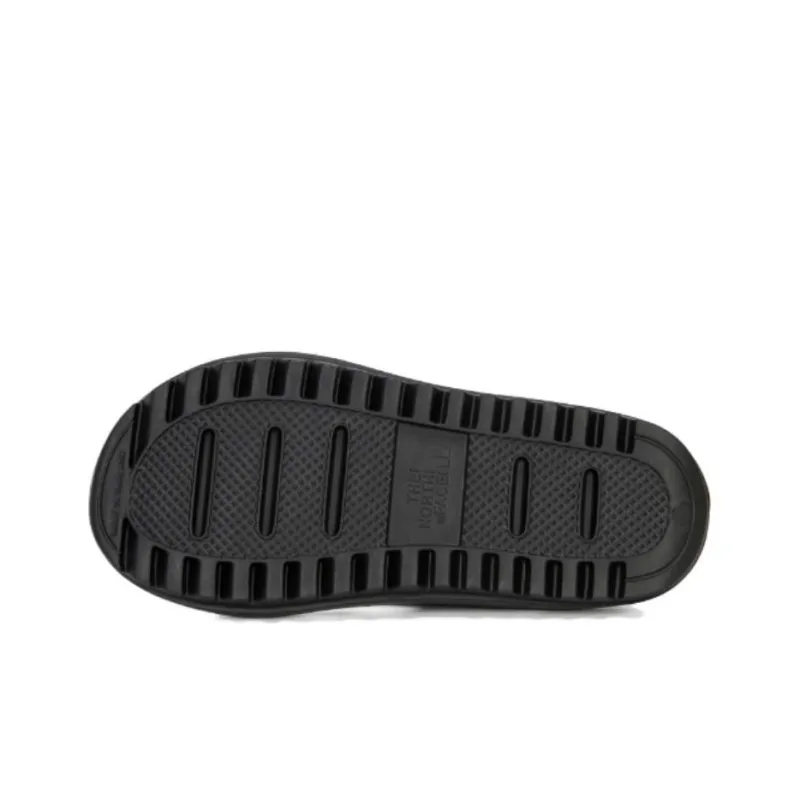 THE NORTH FACE CAMPER's FLIP Rubber Sole Quiet Abrasion Resistant Slip Resistant Flip Flops Unisex Black-4