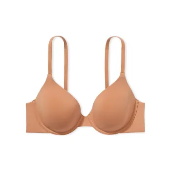 Victoria's Secret THE T-SHIRT Logo Strap Perfect Coverage Bra/Toffee Bra Women's Tawny