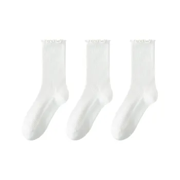 XXLLG Mid Calf Socks Women's 3 Pack