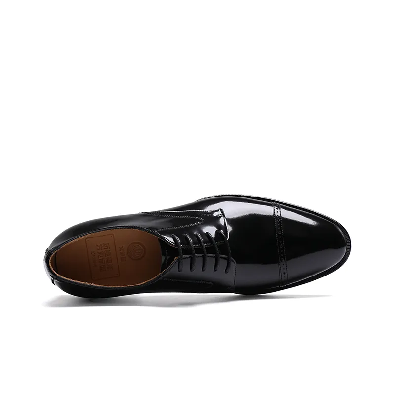 IGESHI Dress Shoes Men Low Top Apricot-1