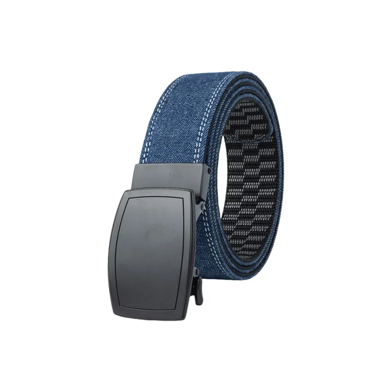 NINE NAIL Nine Section Spike Peaceful Life Buckle Denim Color Scheme Canvas Men's Belt Men's Width  3.5cm-7