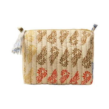 ZARA Cotton Clutches Toiletry Bags Small Size Women's Multicolor