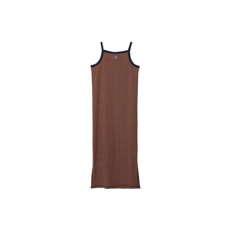 Champion SS24 Slip Dresses Women's Marine Blue/Brown-1