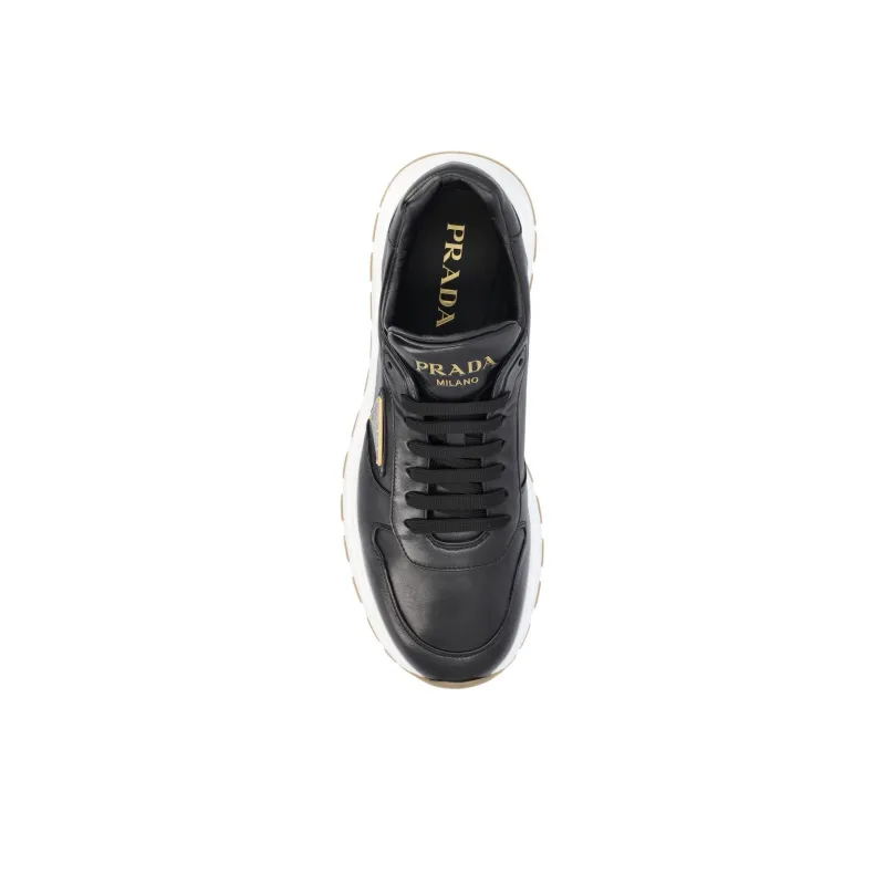 PRADA PRAX 1 Low Top Casual Shoes Men's Black-4