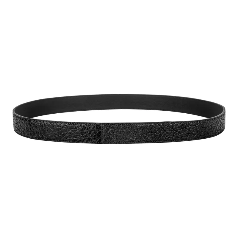 Jaylen Oos Trendy Versatile Wild Cow Leather Textured Top Grain Cow Leather Headless Belt Men's-5