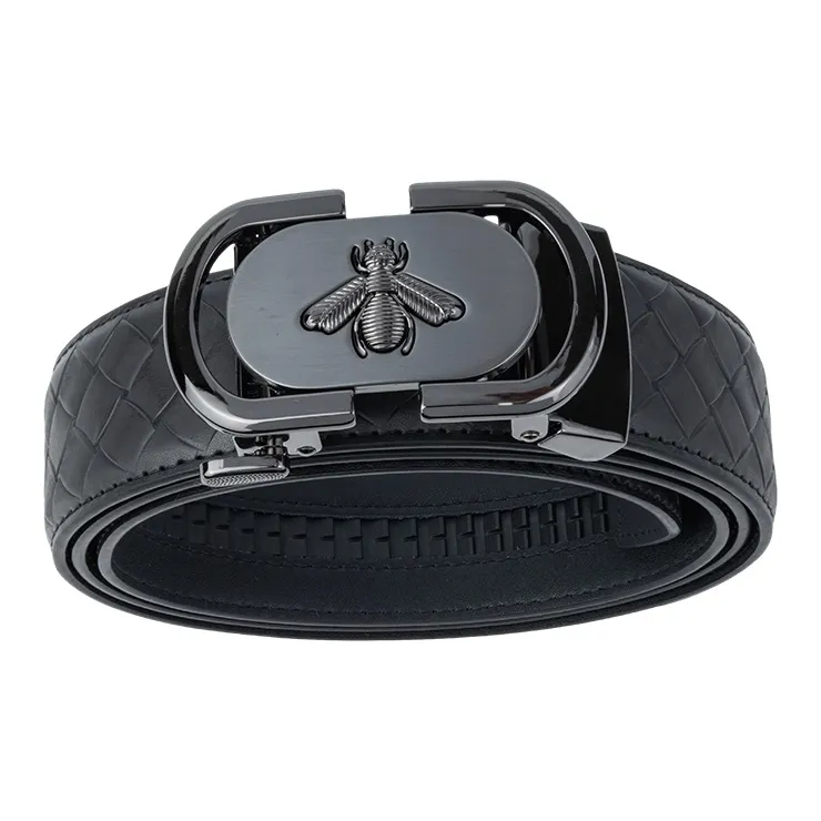 NINE NAIL Leather Belts Men-2