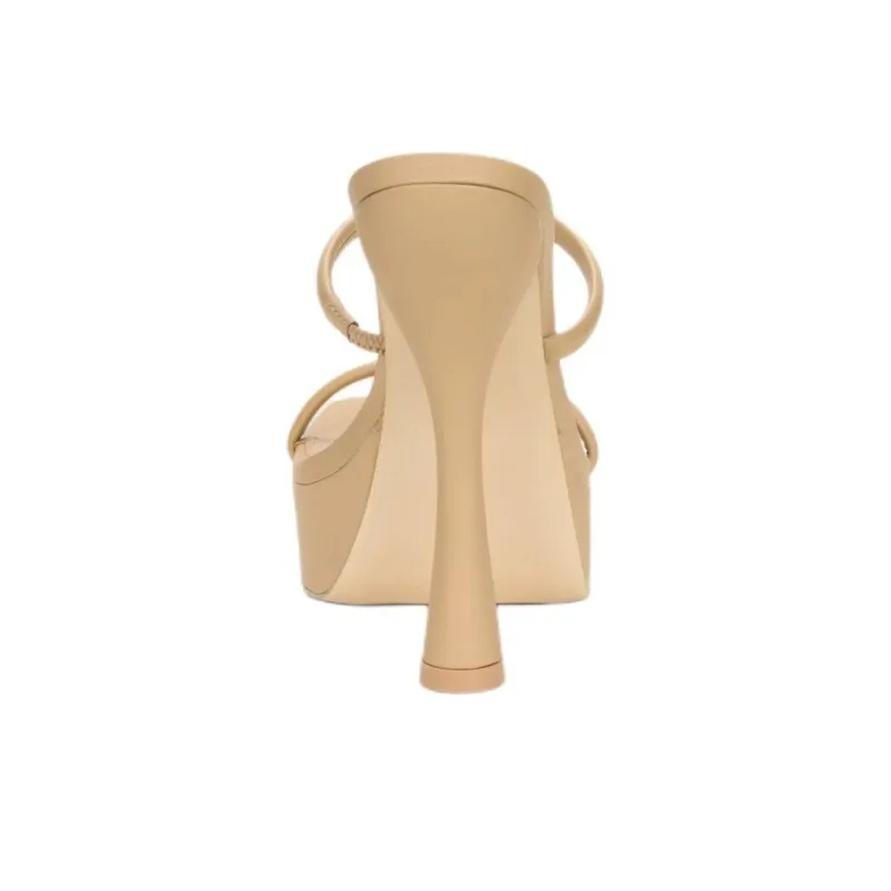 CULT GAIA Fashion Slippers 14cm Women's Khaki-3
