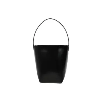 THE ROW N/S Park Leather Tote Bag Shopping Bag Shoulder Bag Handbag Small Size Women's Black