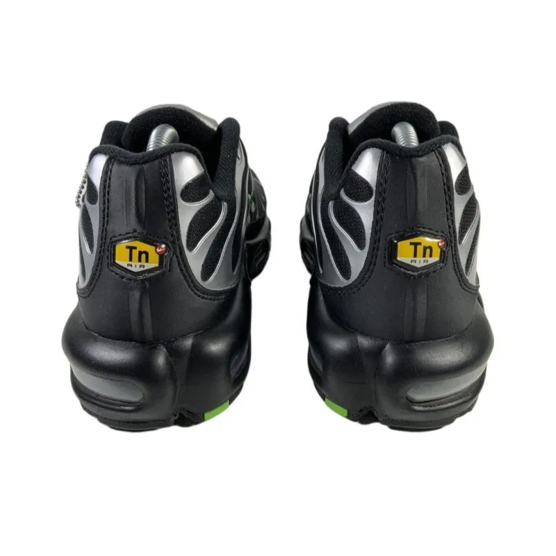 Nike Air Max Plus GS 'Black Silver Green Strike'-2