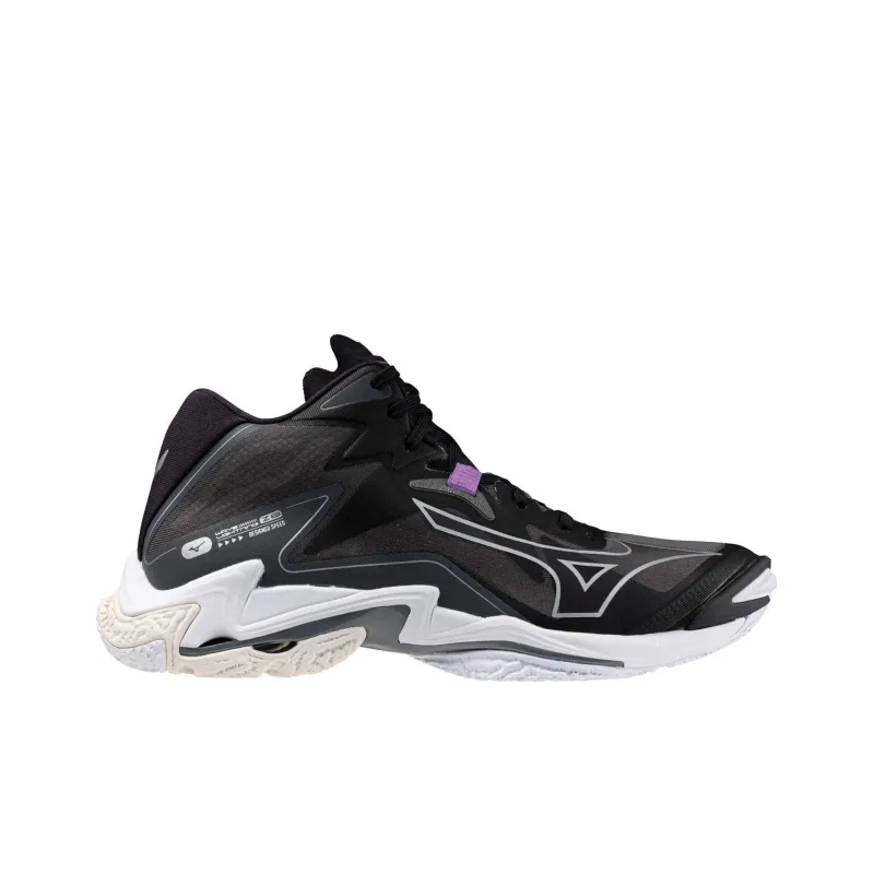 Mizuno Wave Lightning Z 8 MID Anti Slip Wear Resistant Mid Top Training Shoes Unisex Black-1