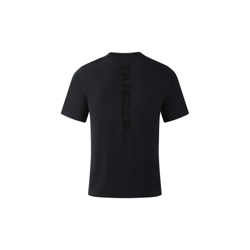 TAJEZZO Short Sleeved T Shirts Men's Black-2