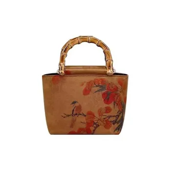 ALOENEY Fragrant Cloud Yarn Handbag Women's Yellow