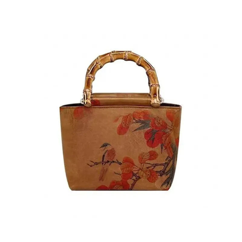 ALOENEY Fragrant Cloud Yarn Handbag Women's Yellow-0