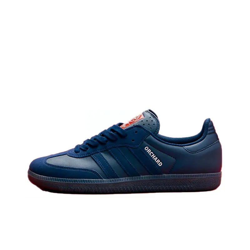 Orchard X New England Revolution x Adidas Originals Samba ADV Low Top Skateboard Shoes Men's Blue-0