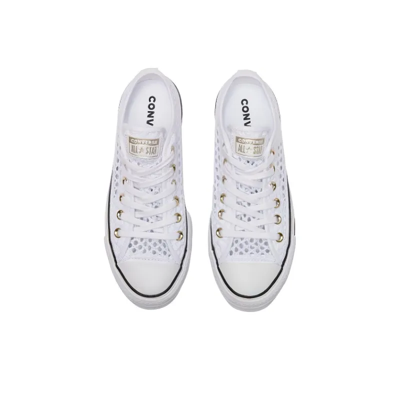 Converse Chuck Taylor All Star White Weave Low Top Women's-3