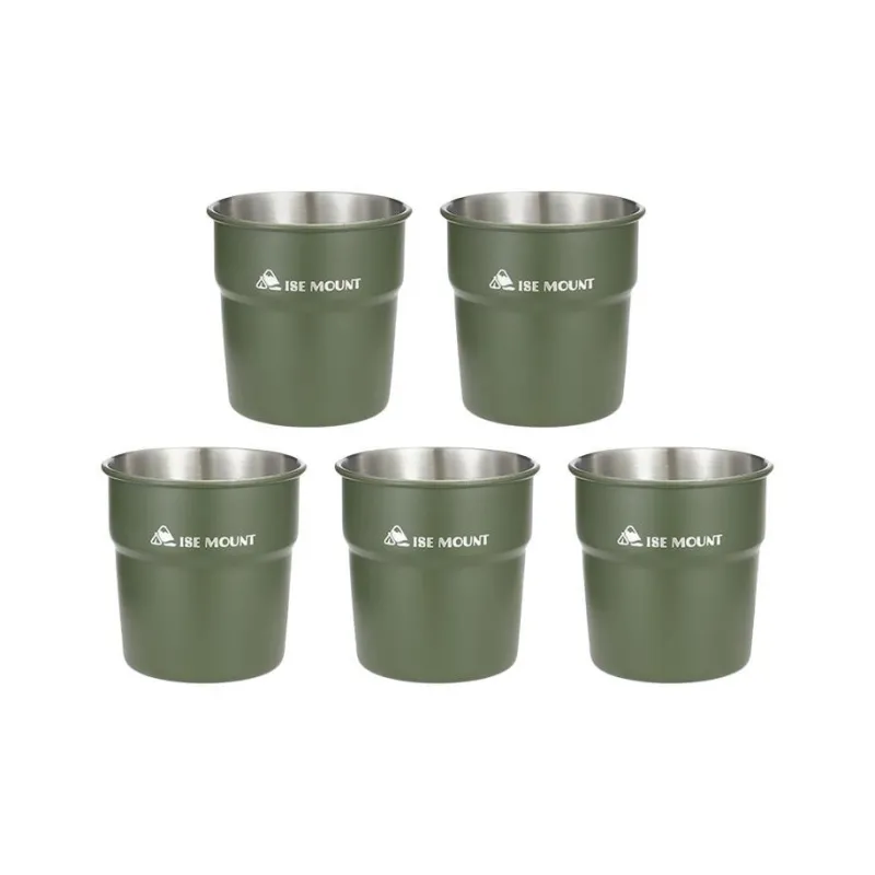 MUXING Outdoor Water Equipment Water Container 0.3L Camping 304 Stainless Steel-12