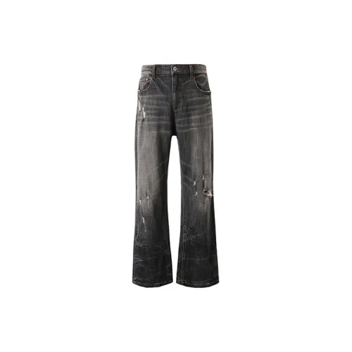 KREATE DENIM Washing Process Series Jeans Unisex Carbon Gray