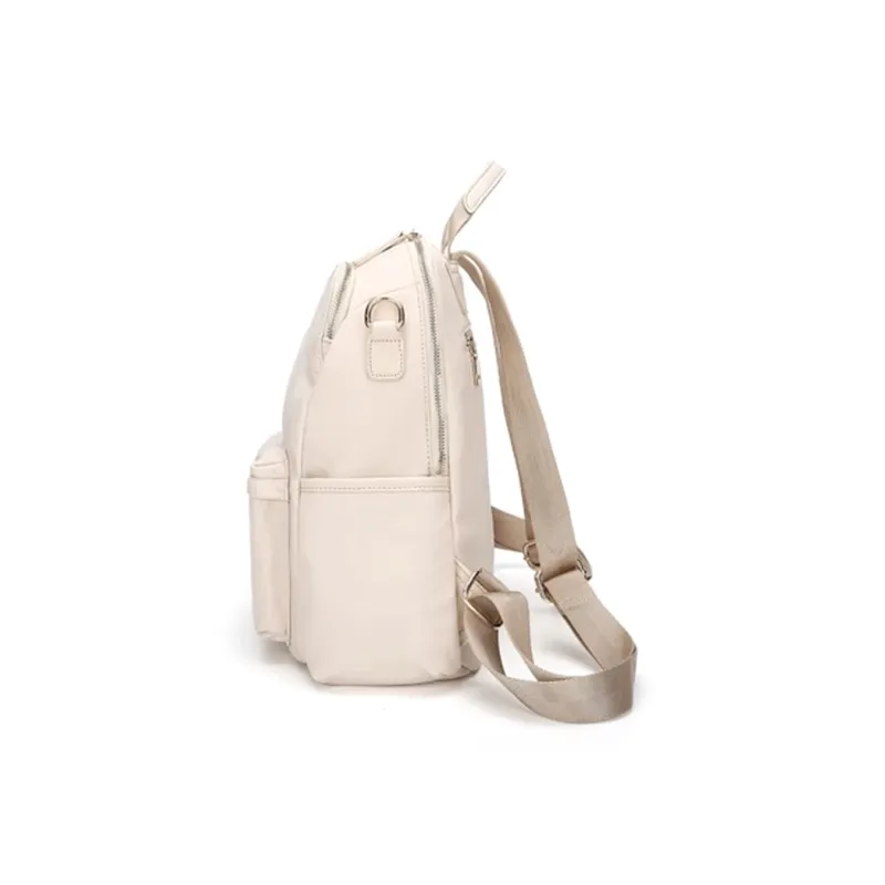 CLEVER& KETCH Oxford Backpack Regular Women's Ecru/Black/Gray/Gray Pink-2