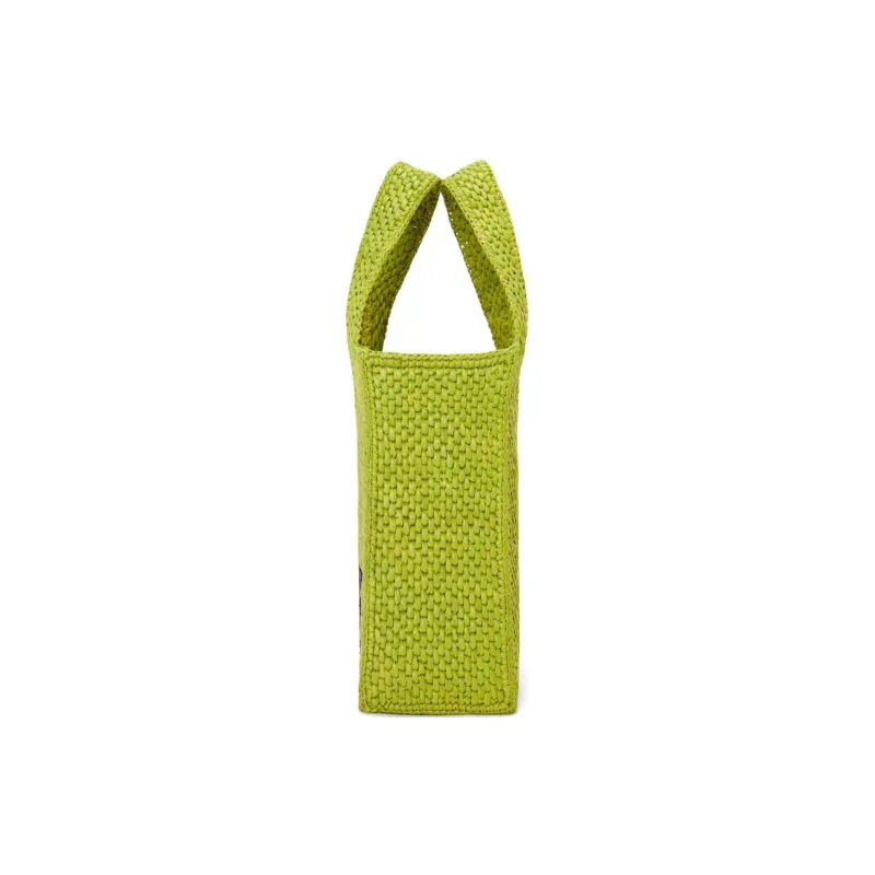LOEWE Raffia Tote Bag, Shopping Bag, Handbag Trumpets Women's Pasture Green-4
