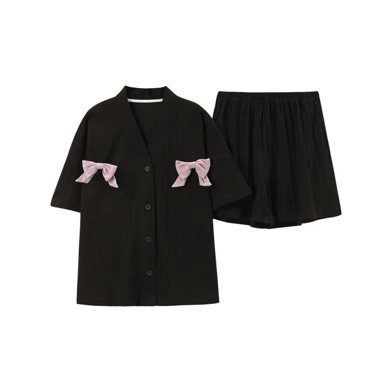 Follow The United States Pajama Set Women's Premium Black-0