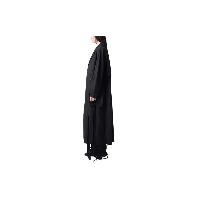 Ann Demeulemeester Ilda Long Trench Coat Trench Coat Women's Black-2