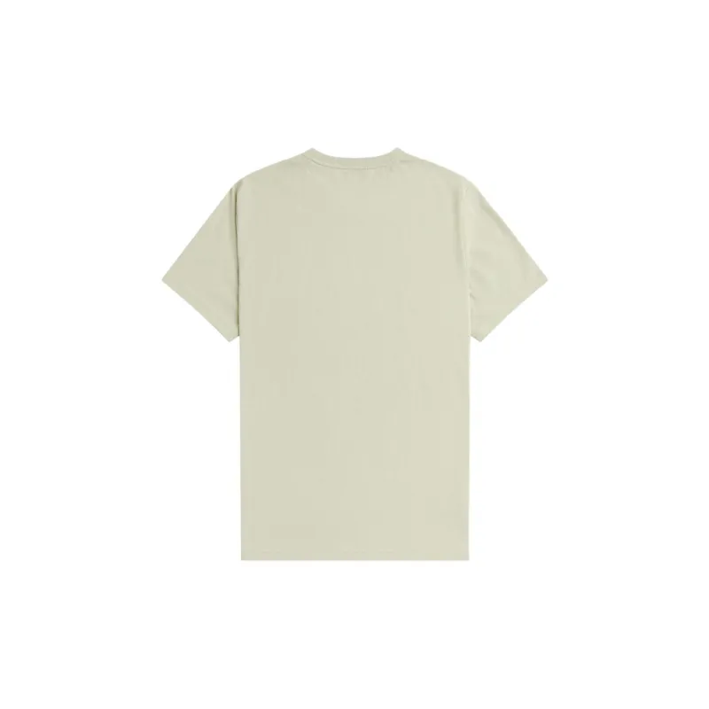 FRED PERRY T Shirt Men's Light Oyster-1